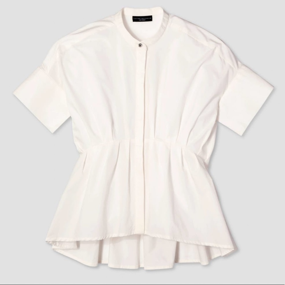 Victoria Beckham poplin button down shirt XS
